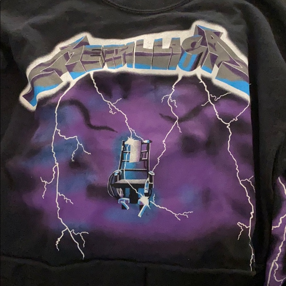 * Metallica * Crop Top, long sleeve
